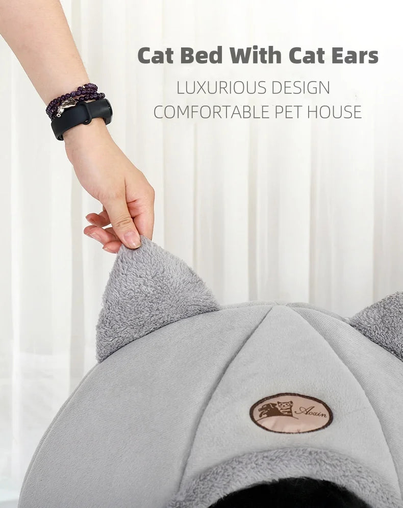CozyCat Ears Pet Bed