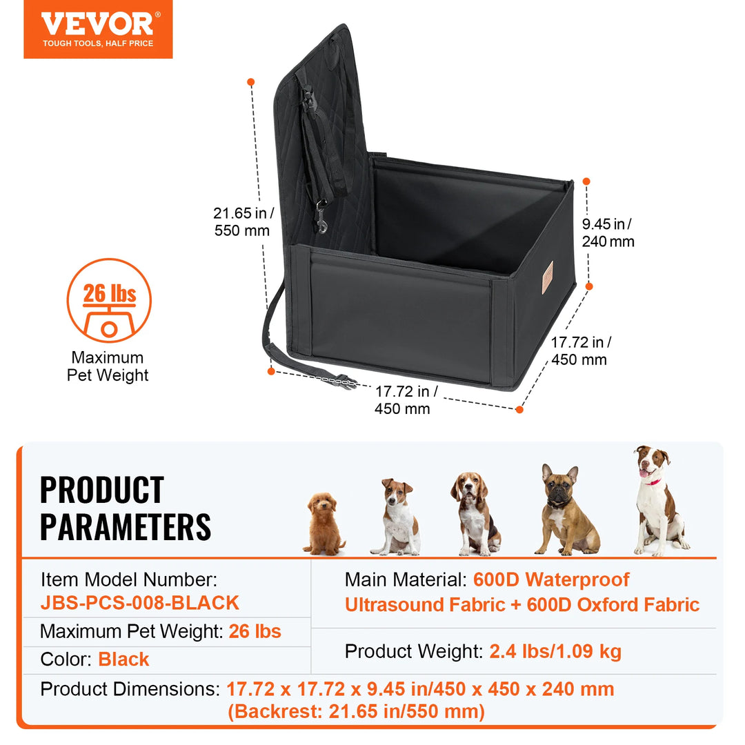 VEVOR Pet Travel Bed