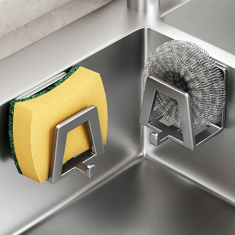 Stainless Steel Sponge Holder Self Adhesive