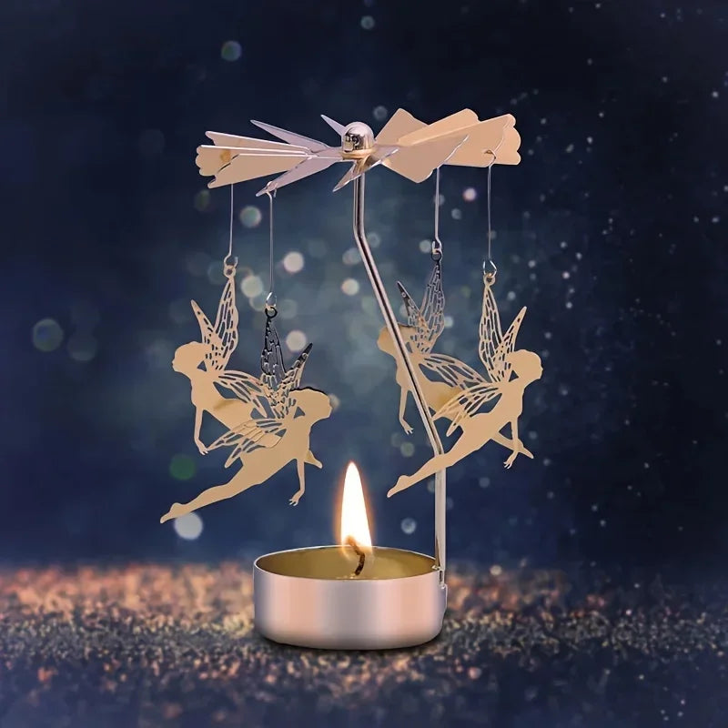 Spinning Glow Candle Holder