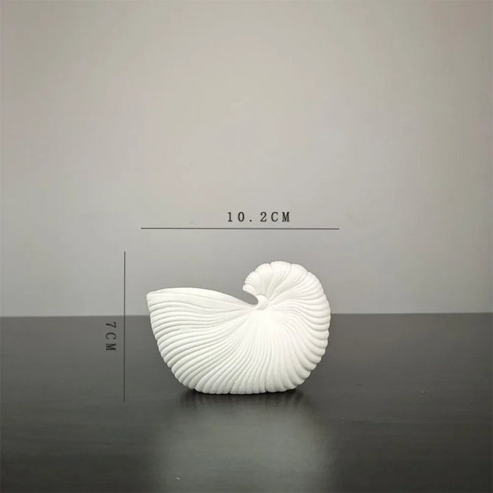Shell Grace Ceramic Vase