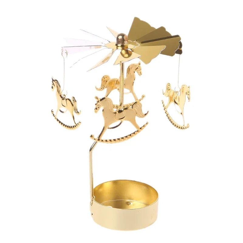 Spinning Glow Candle Holder