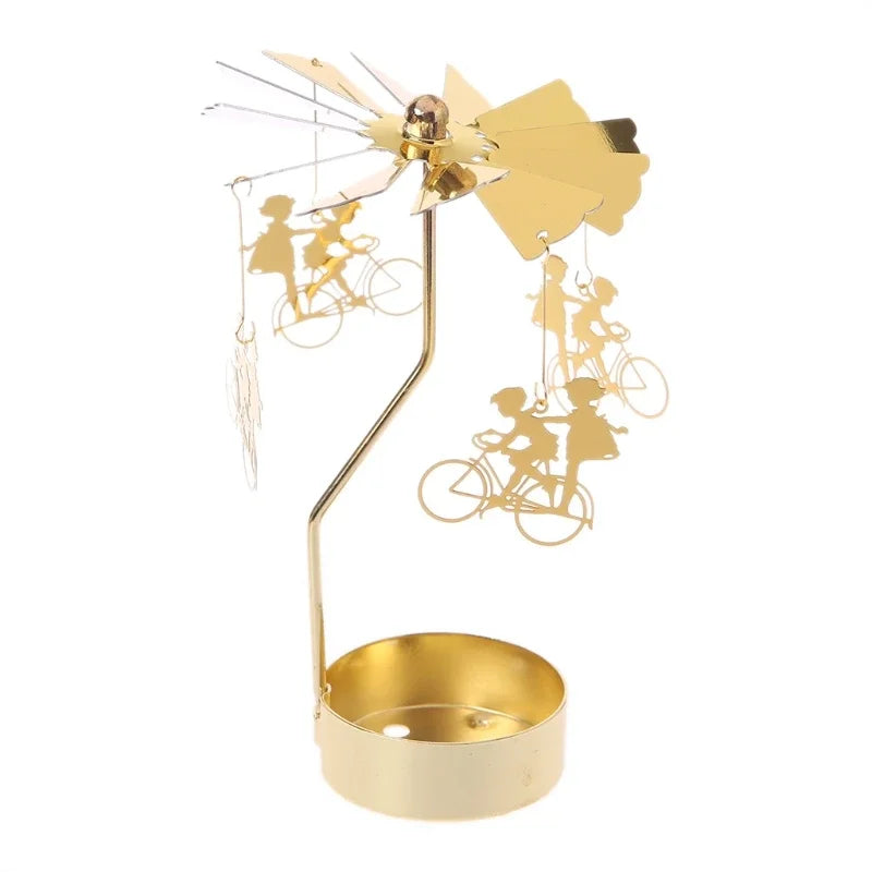 Spinning Glow Candle Holder