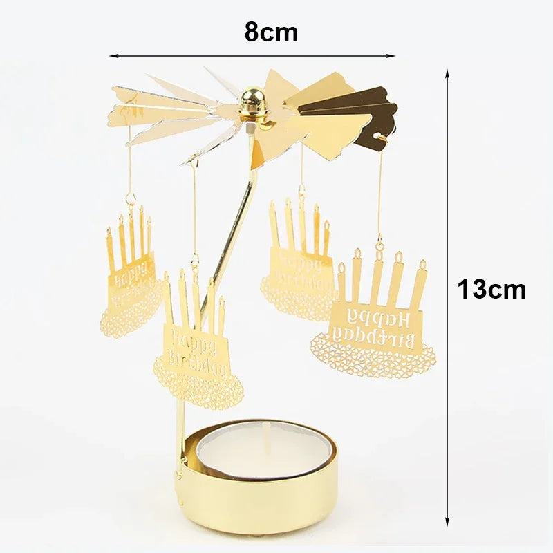 Spinning Glow Candle Holder