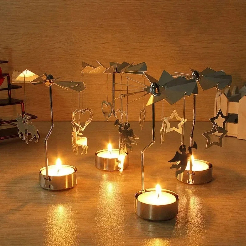 Spinning Glow Candle Holder