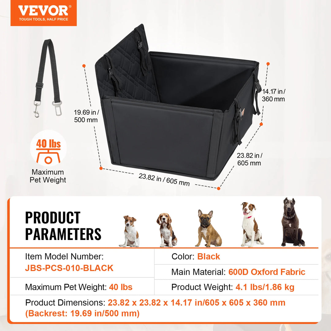 VEVOR Pet Travel Bed