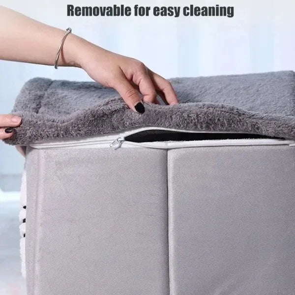 Indoor Warm Dog House Soft Pet Bed
