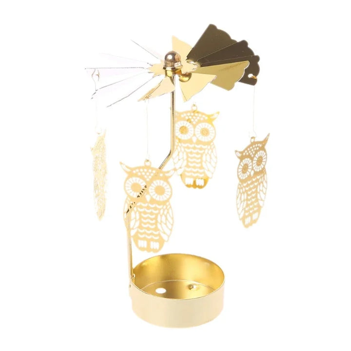 Spinning Glow Candle Holder