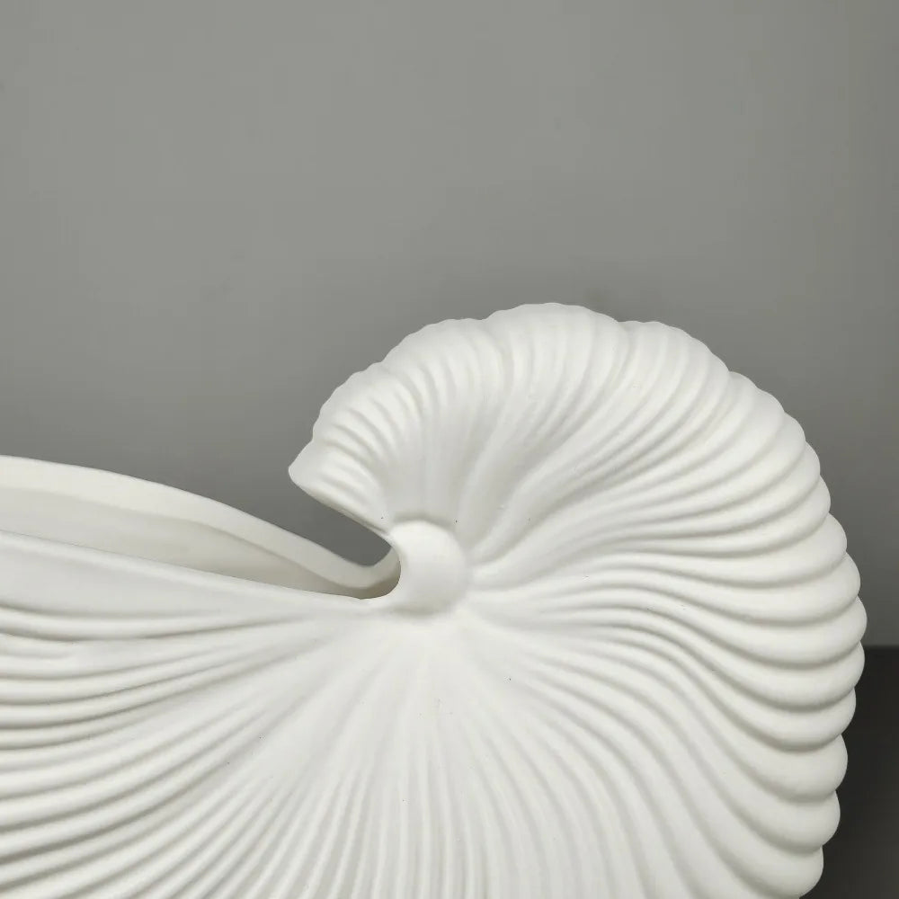 Shell Grace Ceramic Vase