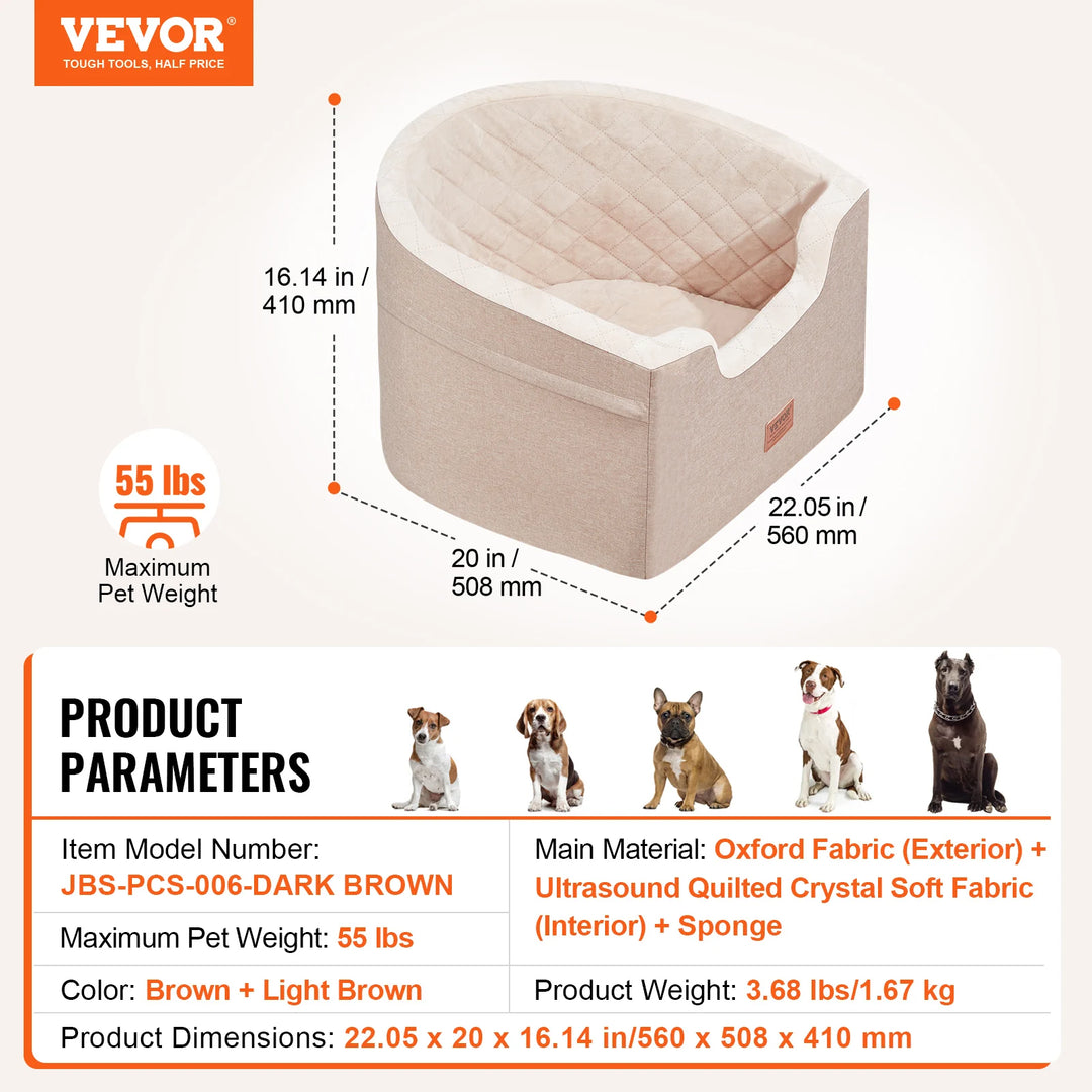 VEVOR Pet Travel Bed