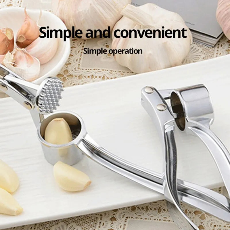 Silvery Garlic Masher