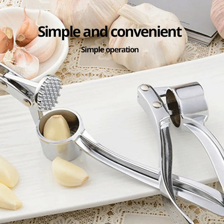 Silvery Garlic Masher