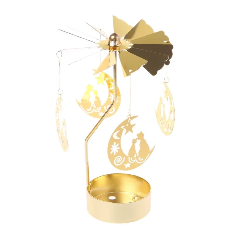 Spinning Glow Candle Holder