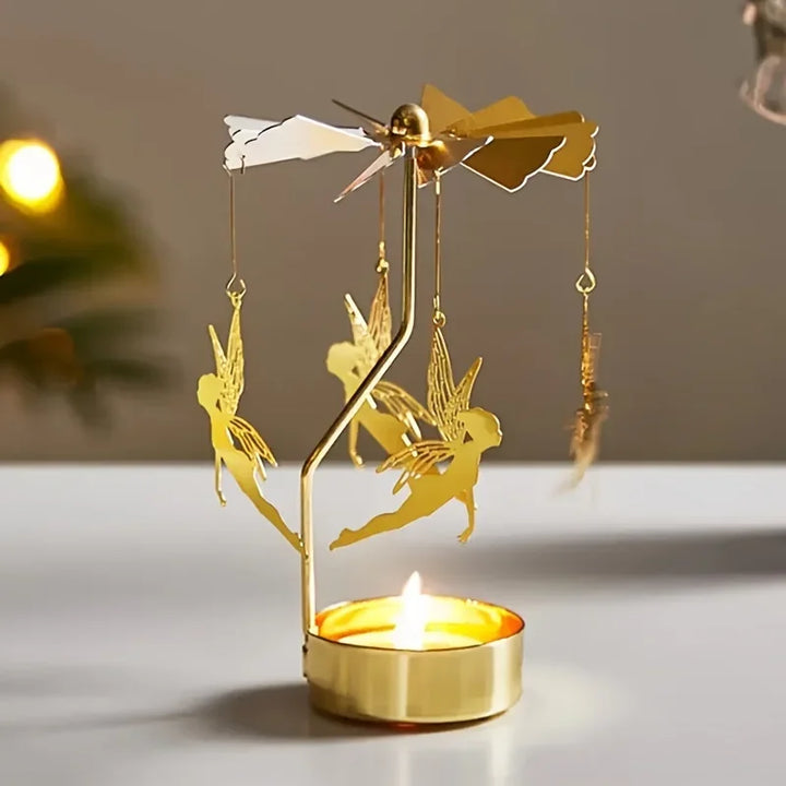 Spinning Glow Candle Holder