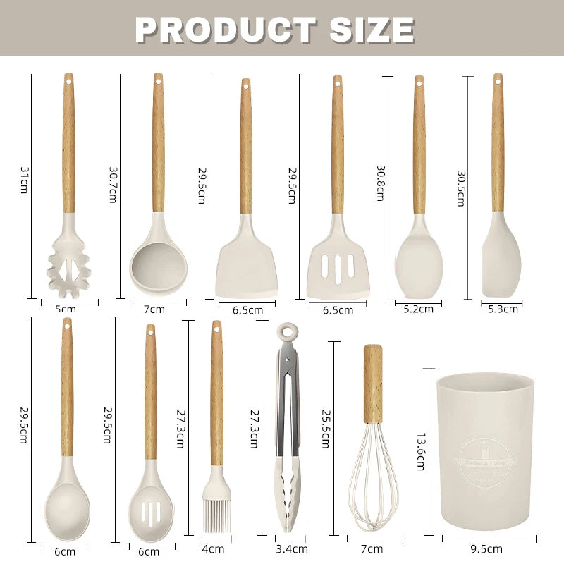 Silicone Kitchen Tool Set