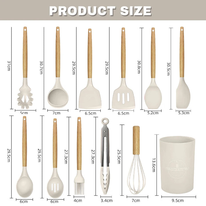 Silicone Kitchen Tool Set