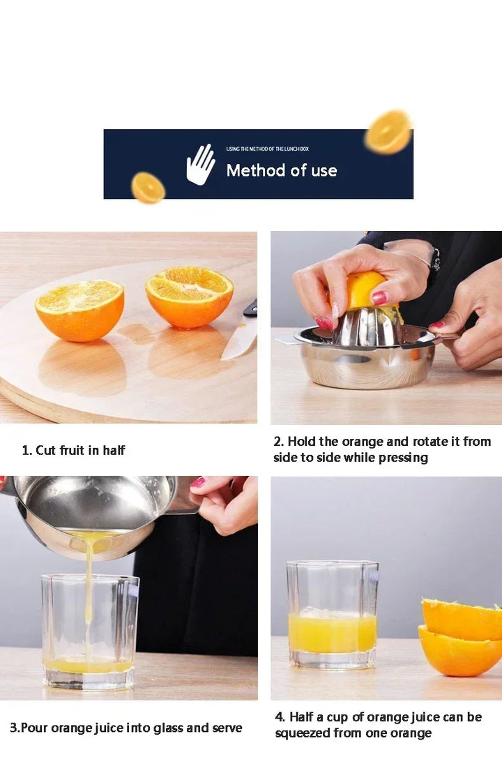 304 Stainless Steel Fruit Lemon Orange Juicer