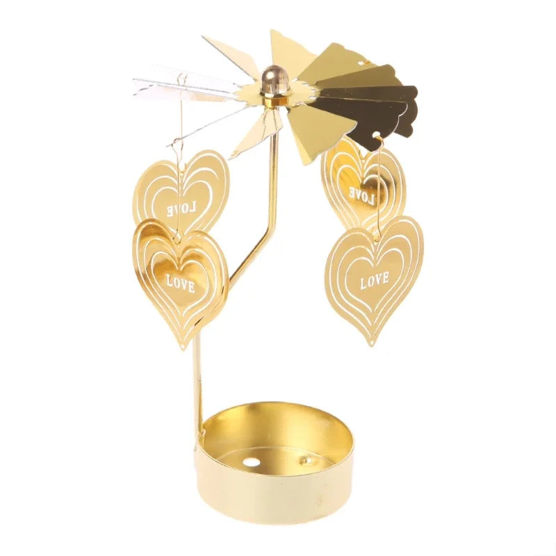 Spinning Glow Candle Holder