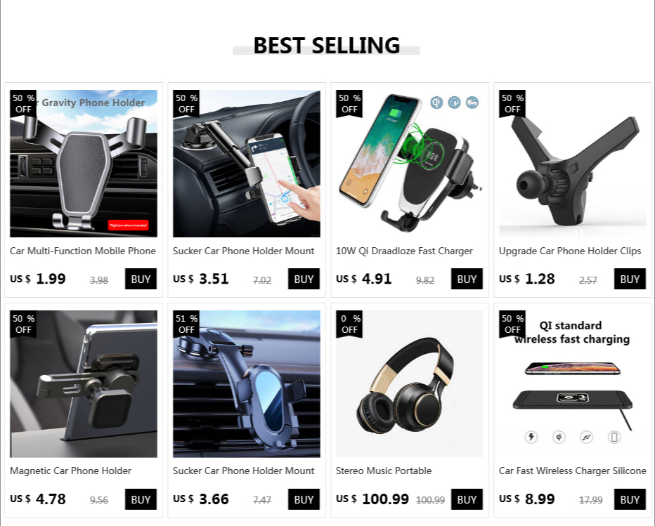 Multifunction Car Phone Mount Cell Phone Holder