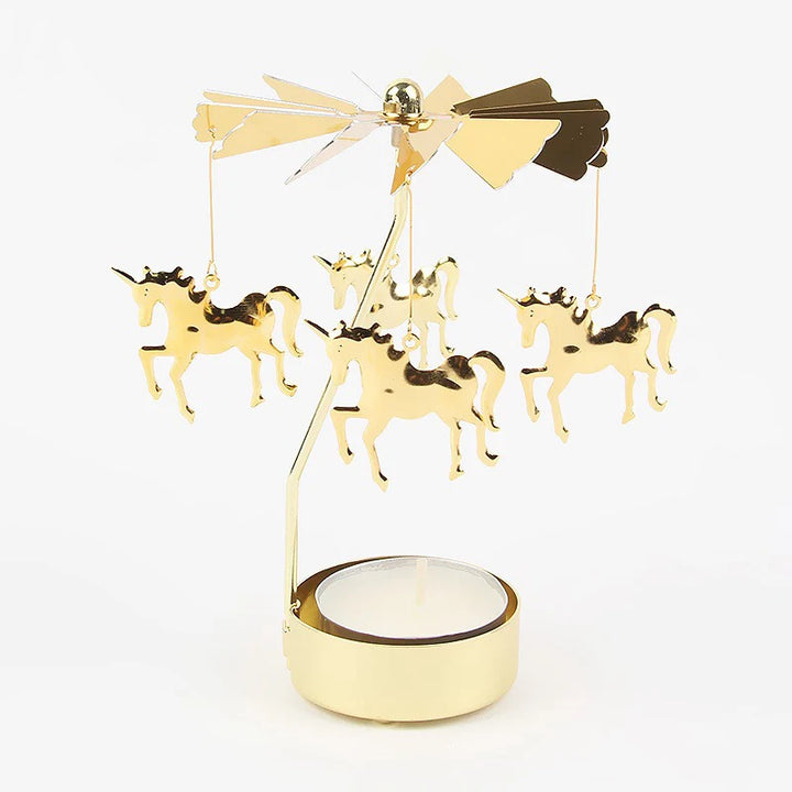 Spinning Glow Candle Holder