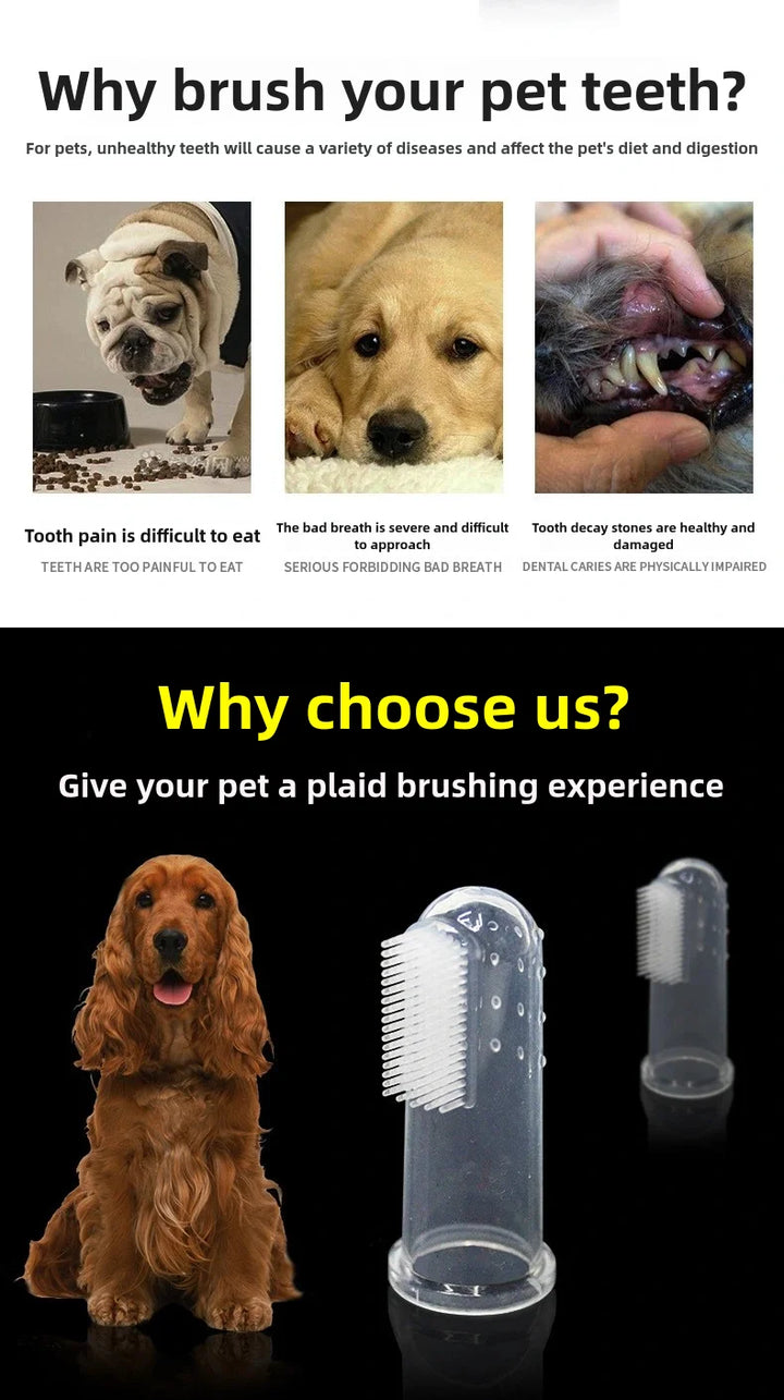 Silicone Pet Finger Brush