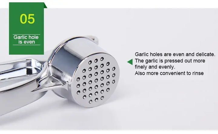 Silvery Garlic Masher