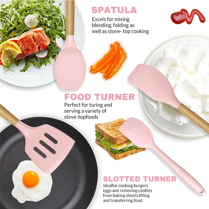 Silicone Kitchen Tool Set