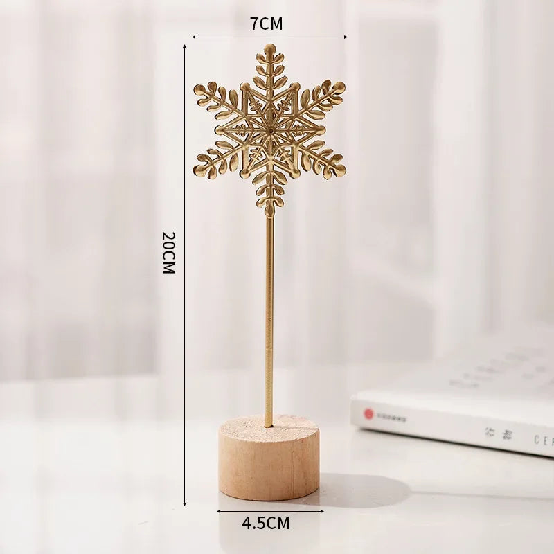 Golden Ginkgo Leaf Feather Metal Model