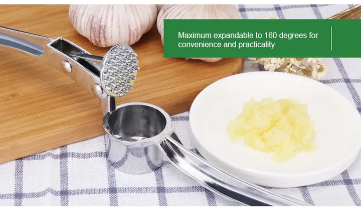 Silvery Garlic Masher