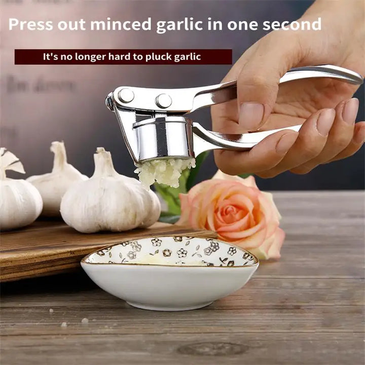 Silvery Garlic Masher