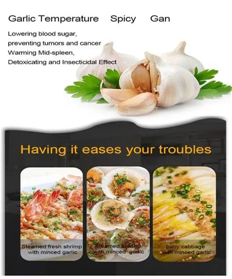 Silvery Garlic Masher