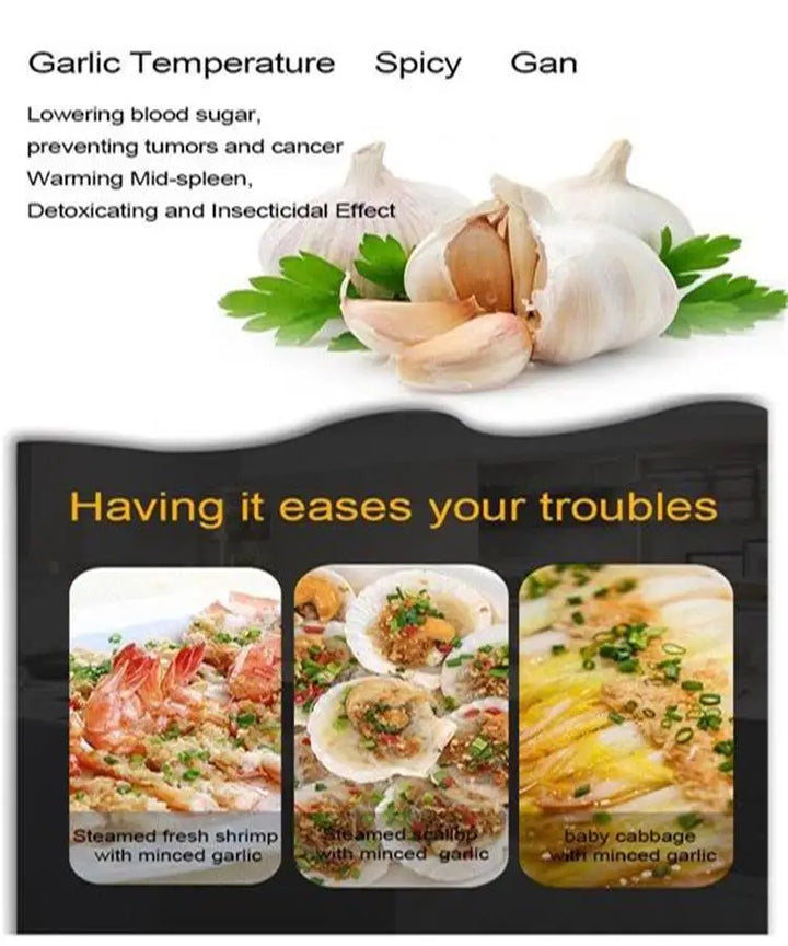 Silvery Garlic Masher