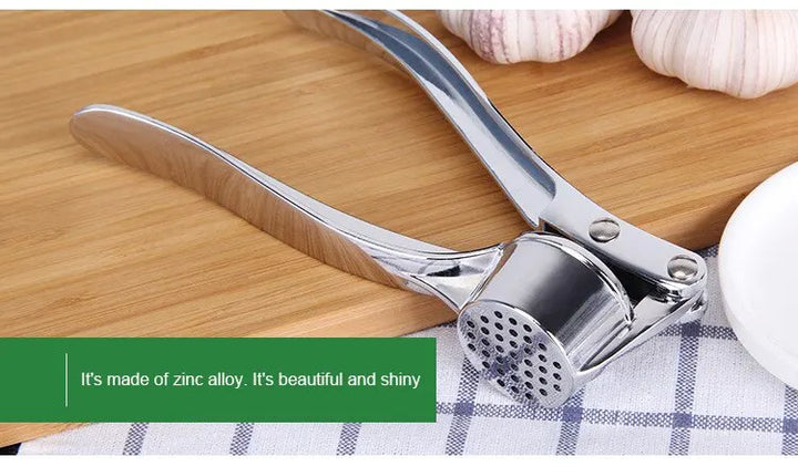 Silvery Garlic Masher
