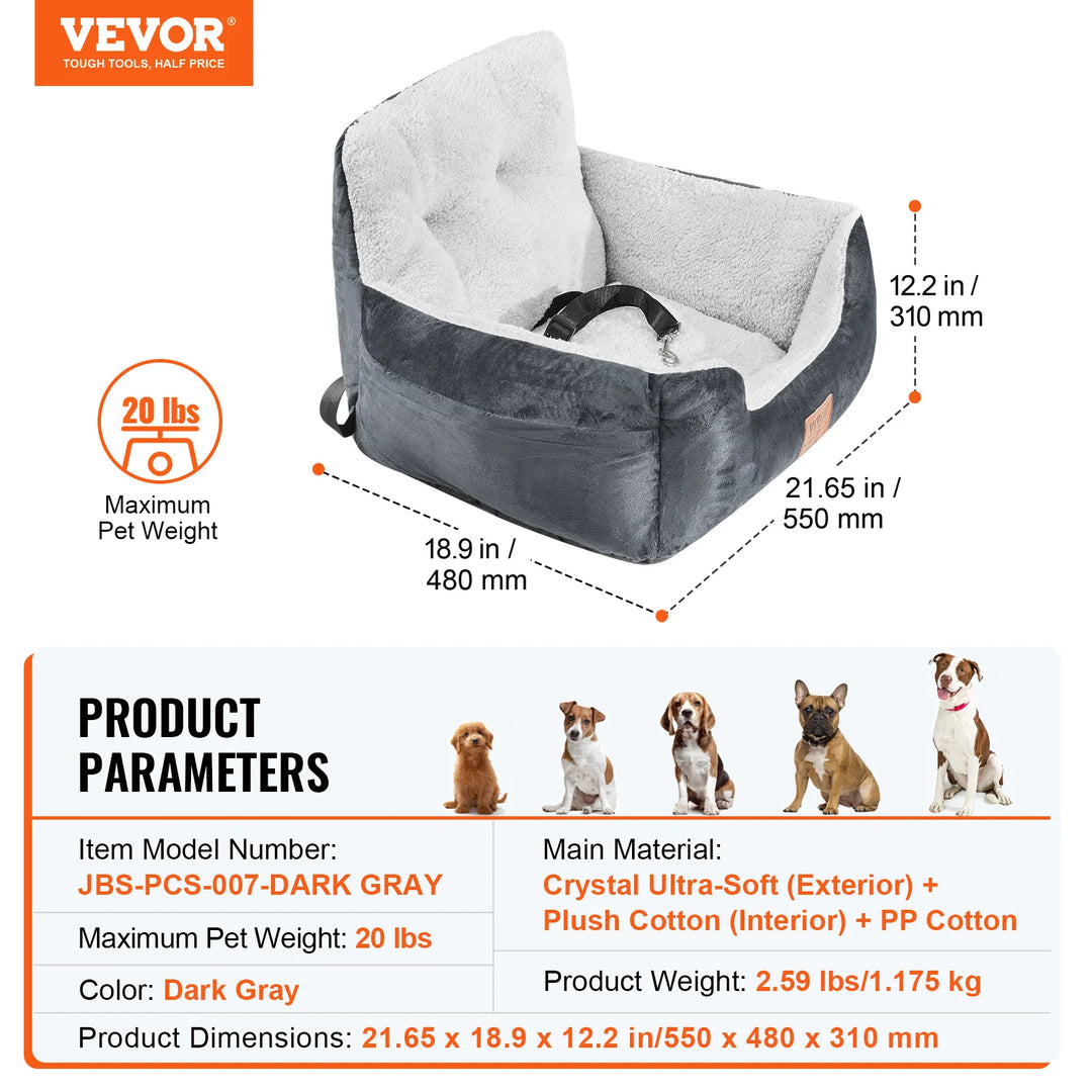 VEVOR Pet Travel Bed