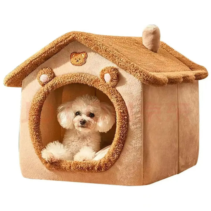 Indoor Warm Dog House Soft Pet Bed