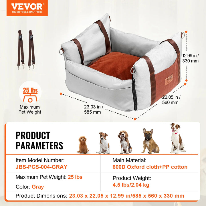 VEVOR Pet Travel Bed