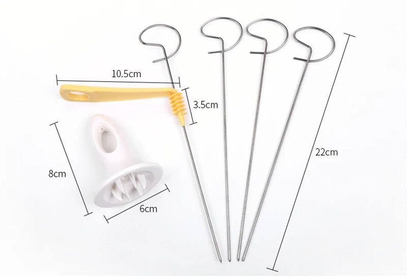 Protable Potato BBQ Skewers For Camping
