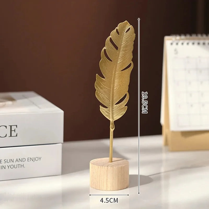 Golden Ginkgo Feather
