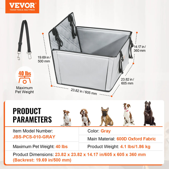 VEVOR Pet Travel Bed