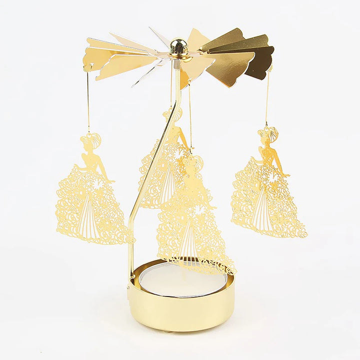 Spinning Glow Candle Holder