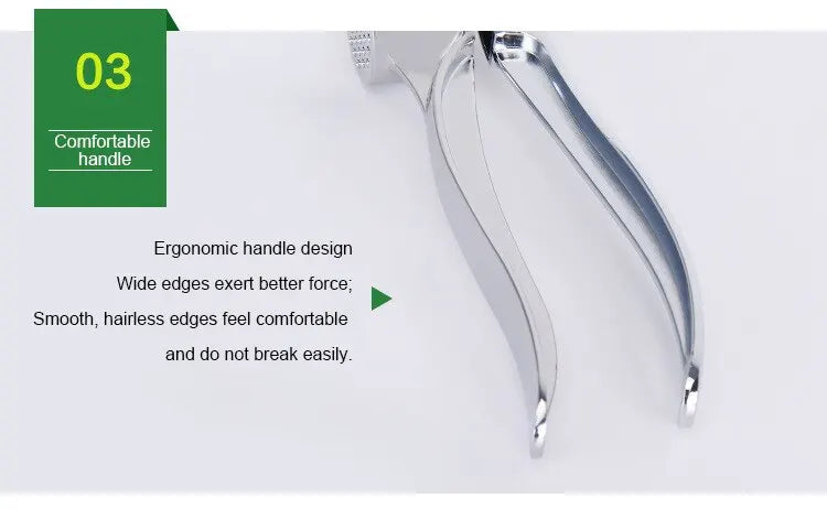 Silvery Garlic Masher
