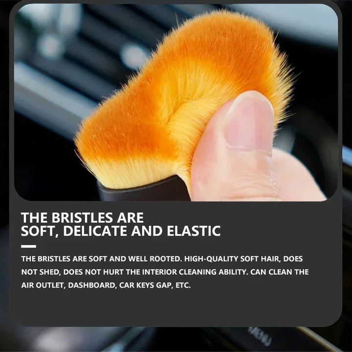 Car Badge Dust Brush Interior