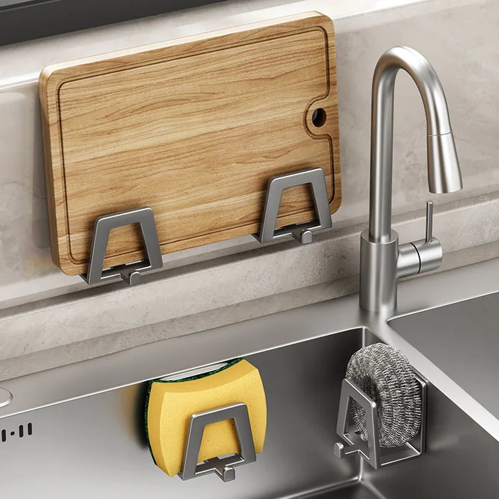 Stainless Steel Sponge Holder Self Adhesive