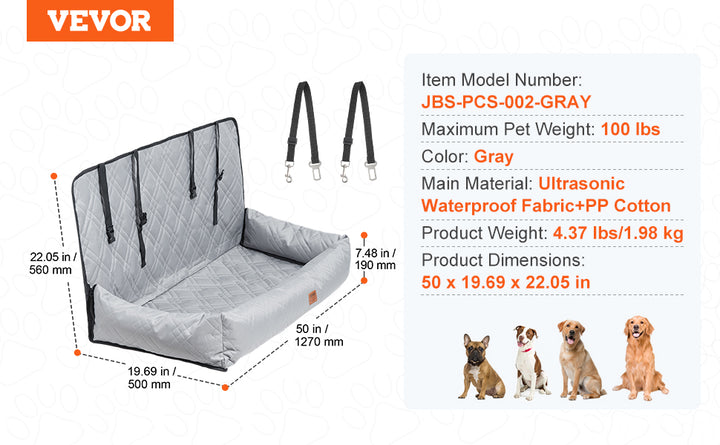 VEVOR Pet Travel Bed