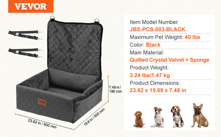 VEVOR Pet Travel Bed