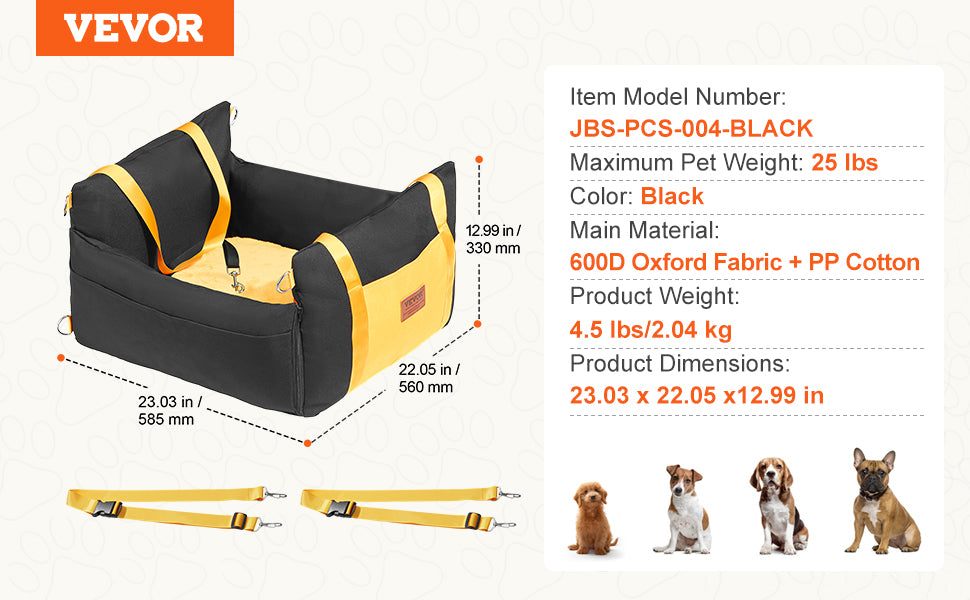 VEVOR Pet Travel Bed